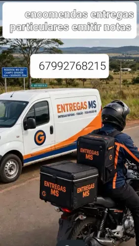 Disk entregas pequenas e médias furgão ou moto