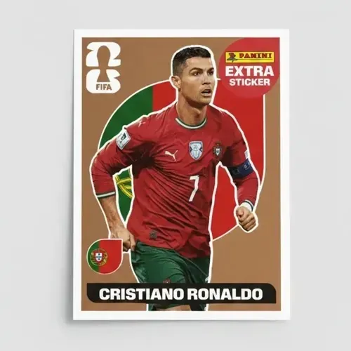 Figurinha legend bronze Cristiano ronaldo em bom estado