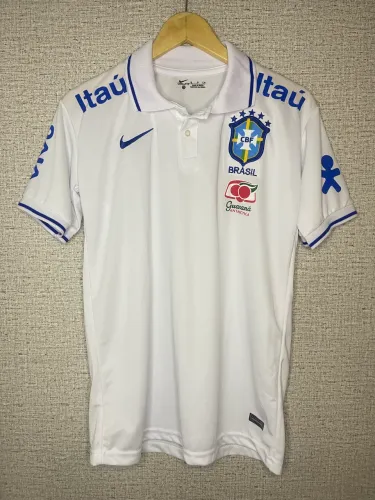 camisa polo branca cbf seleção brasileira Nike tamanho m