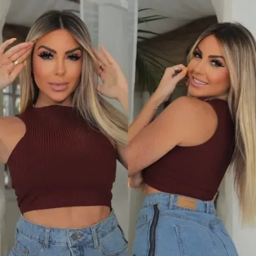 CROPPED SARAH ?Diversas cores * INFORMAR A COR NO CHAT*