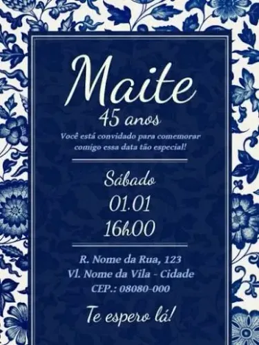 Convite digital festas