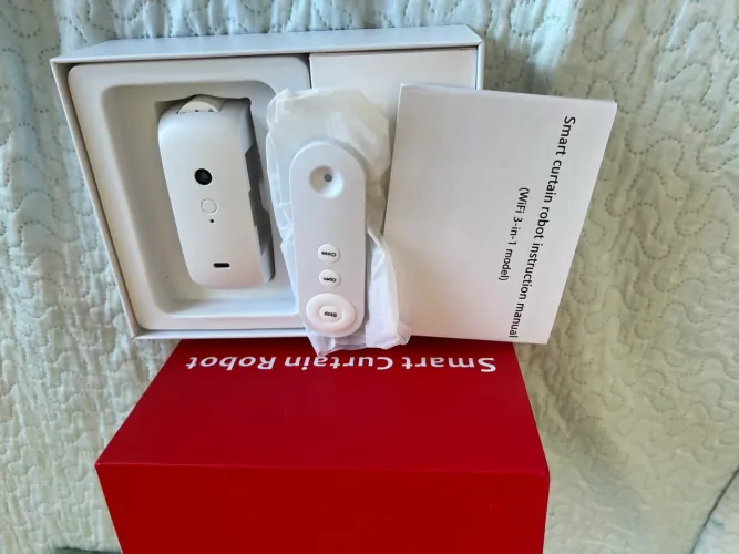 Robô Inteligente para Cortina Automática Wi-Fi + Controle