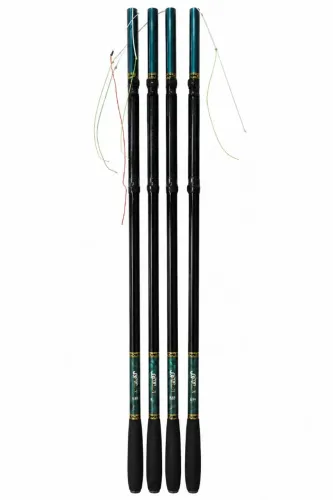 Kit 4 Varas De Pesca CMIK 6,30m Carbono Telescópica 10-18 Lbs + Brinde - Usadas