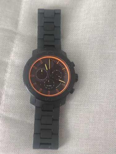 Relógio Movado Bold Titanium cronógrafo quartzo 3600190 Original Troco por Citizen 