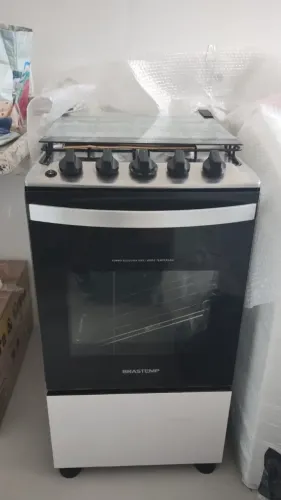 Fogão Brastemp 4 Bocas Branco BFO4EBB Bivolt - Usado, Ótimo Estado