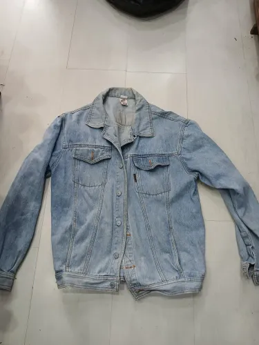 CASACO JEANS VINTAGE TAM G