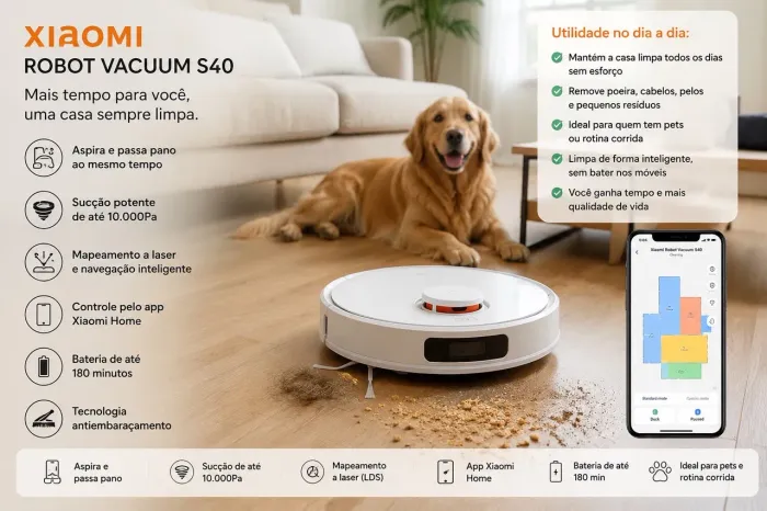 Robot Xiaomi Vacuum S40