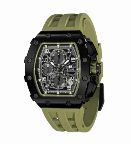 Relógio Tsar Bomba TB820 Original Verde Milita