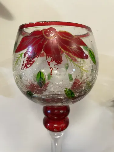 Candelabro forma de taça turca para decoração 