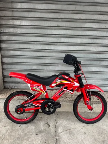 Bicicleta moto Cross infantil unitoys aro 16