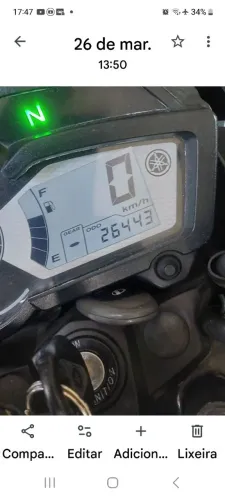 Moto fazer unico dono