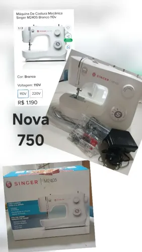 Maquina de costura nova!