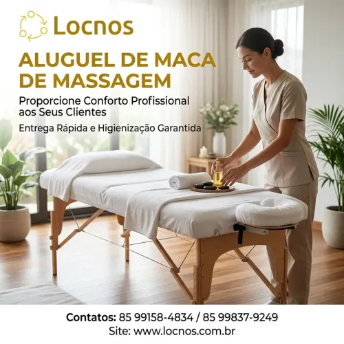 Aluguel de maca de massagem