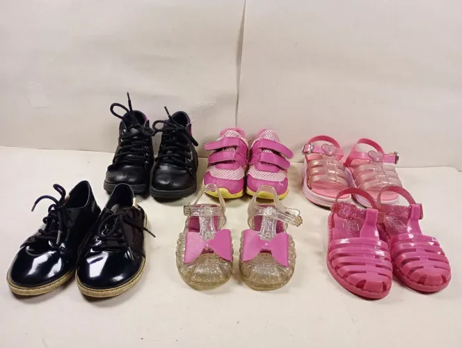 Sapatos Infantis Femininos Tam. 22 ao 23 6 pares