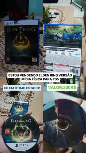 Vendo jogo Elden Ring Versão de PS5 (ver descrição)