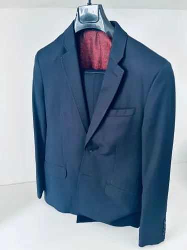 Costuma azul marinho super slim tamanho 50