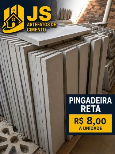 Pingadeira reta e casinha 