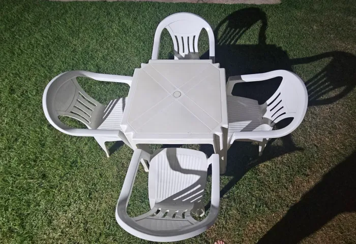 Jogo mesa e cadeira tramontina