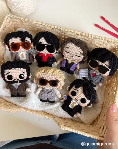 BTS K-pop Korea Koreano Amigurumi Coleção Funko Pop Dorama Pessoa Personalizada