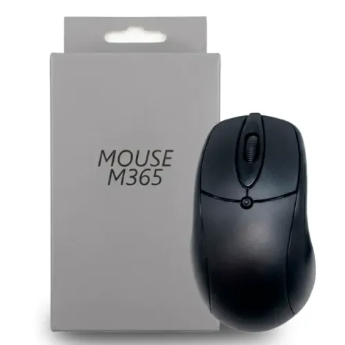 Mouse Óptico USB com Fio 1000 DPI para PC Notebook M365
