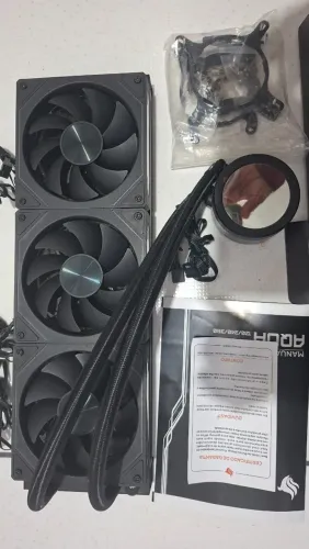 Water Cooler Pichau Aqua 360X, ARGB, 360mm, Preto