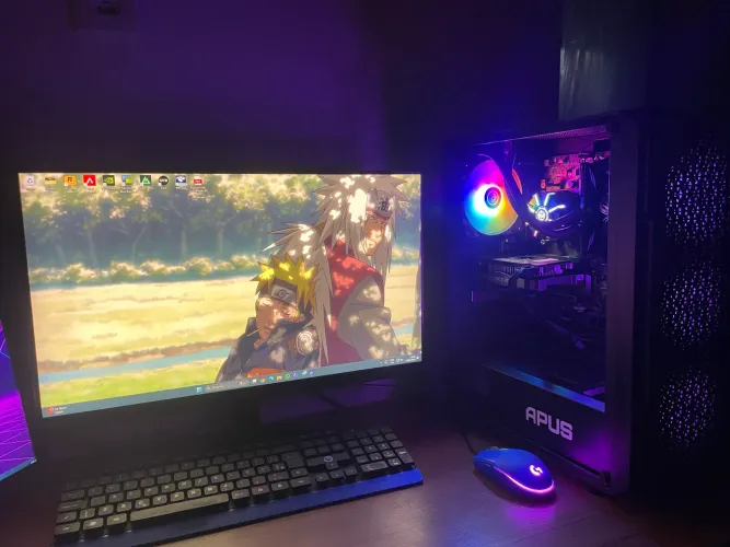 PC Gamer Ryzen 7 5700X + RTX 4060 + Monitor LG UltraGear 180Hz