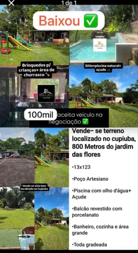 Terreno cupiuba