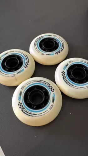 4 rodas para patins 80mm 86a novas