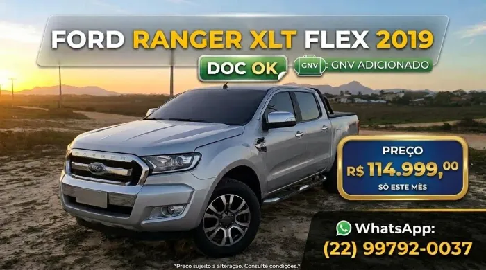 Ford Ranger XLT 2.5 16V 4X2 CD Flex 2019