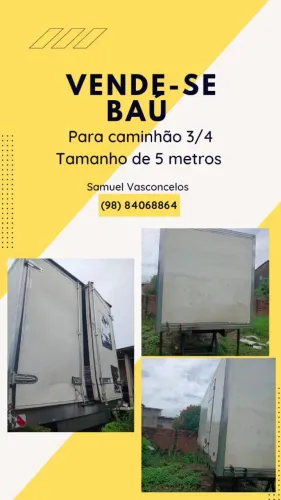 Vende-se esse baú para caminhão 3/4