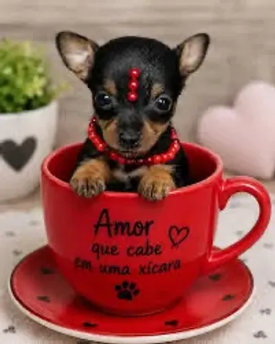 Pinscher 0 fêmea maravilhosa