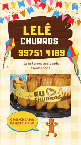 Churros congelado para revenda