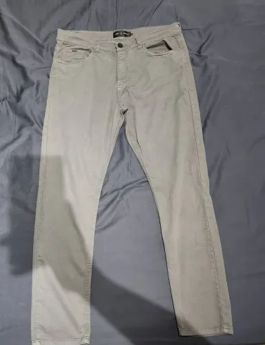 Calça Cinza Slim Fit- Luidge