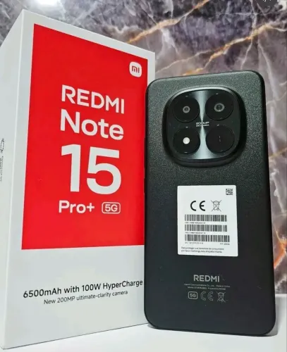 REDMI NOTE 15 PRO PLUS 5G NFC 512GB 12GB RAM LACRADO PRETO ENTREGAMOS 