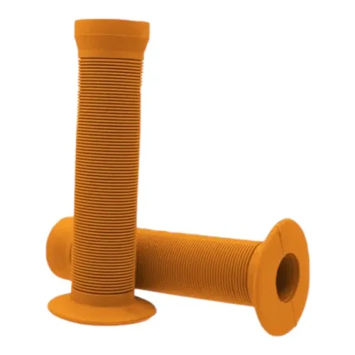 Par de Manoplas GTA BMX / Wheeling / Dirt / MTB / Grau 132mm Laranja 11007