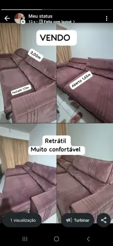 Sofá retrátil