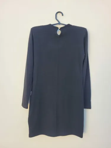 Vestido de lã fina manha longa