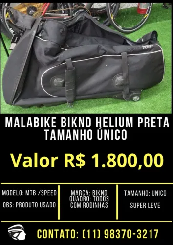 MALA BIKE BIKND HELIUM PRETA