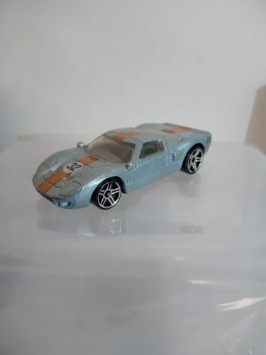 Lindo e Raro! Hot Wheels Ford GT40 estilo Gulf metálico