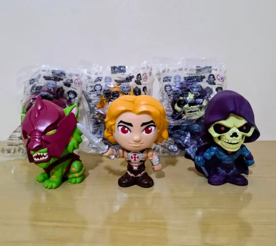 He-man Mestres do Universo Giraffas Set 3 Bonecos Lacrados