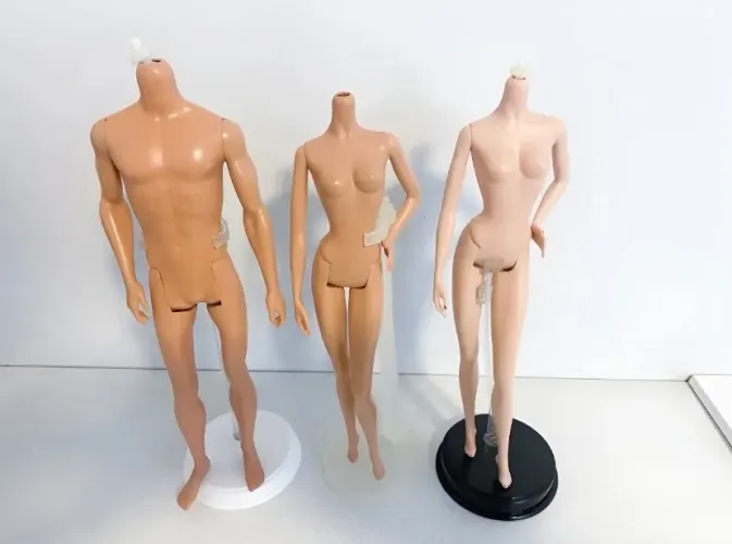 Corpo Barbie Model Muse Kit Com 3 (Usado)