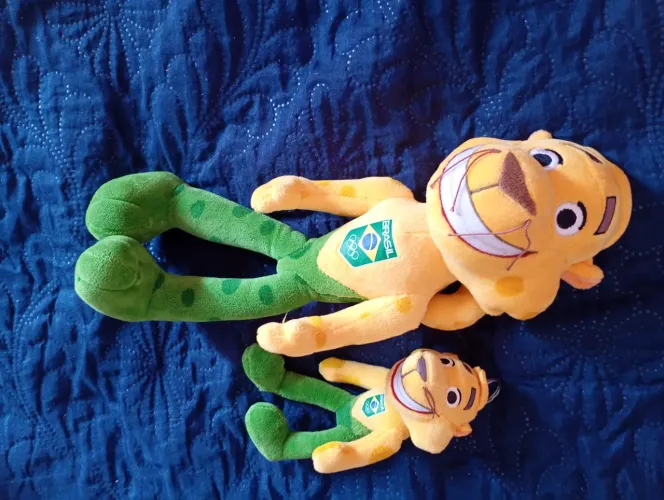 Kit bichinhos de pelúcia ginga Time Brasil olimpíadas 2016