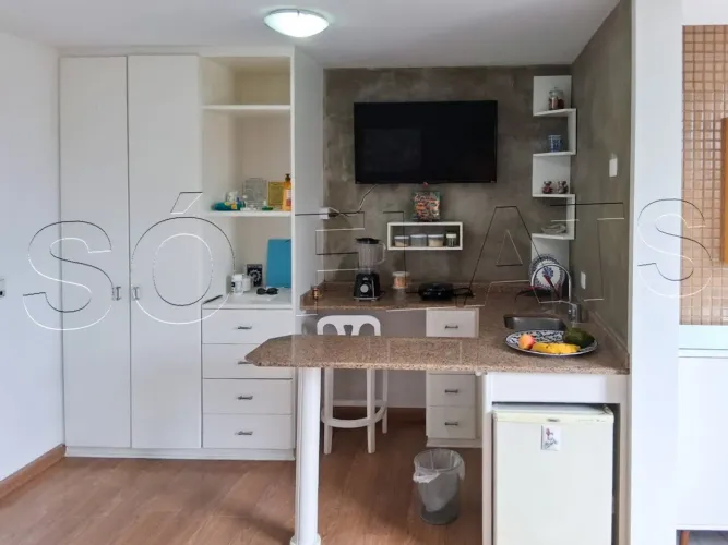 Alto da XV | Studio 24m² Mobiliado | Upper Curitiba | Jardim Botânico