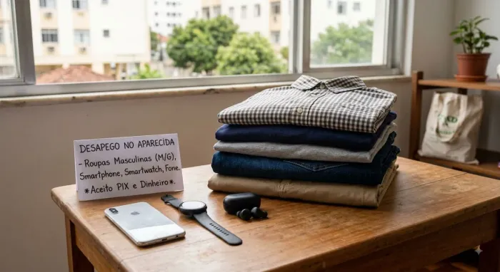 Vendas de roupas, eletrônicos e acessórios