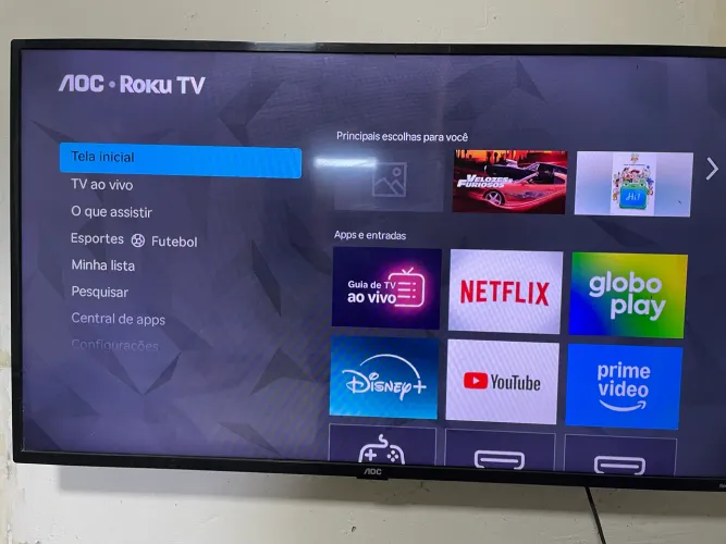 Vendo tv 43 polegadas Aoc