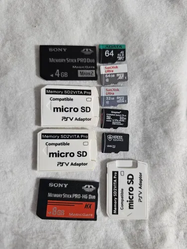 Cartão de memória PSP Psvita Adaptador Sd2vita