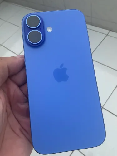 iPhone 16 Azul 128GB - 92% original com garantia 