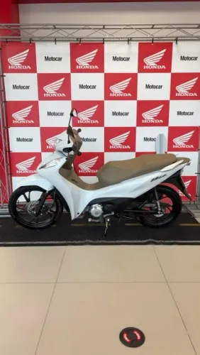 Honda biz 125 ex 2026 flex branca caramelo baixo km estado de zero