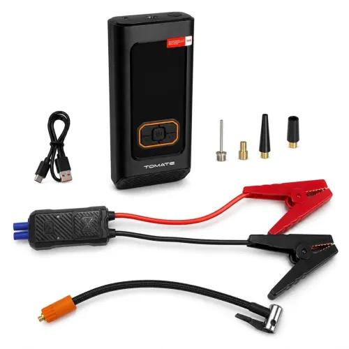 Compressor de Ar Portátil 150 PSI Digital 6000mAh Carro Moto Bike<br>