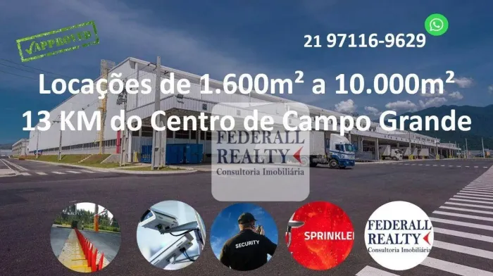 Aluguel de galpão em Campo Grande, Mato Grosso do Sul